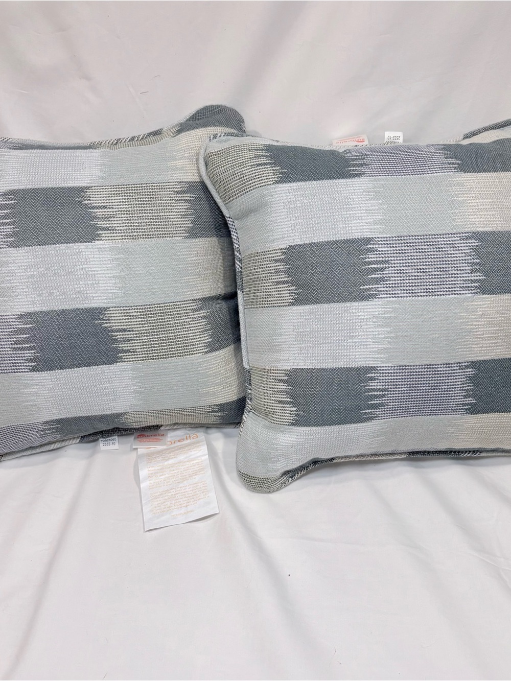 Gray Sunbrella Outdoor Accent Throw Pillows